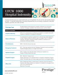 Hospital Indemnity brochure